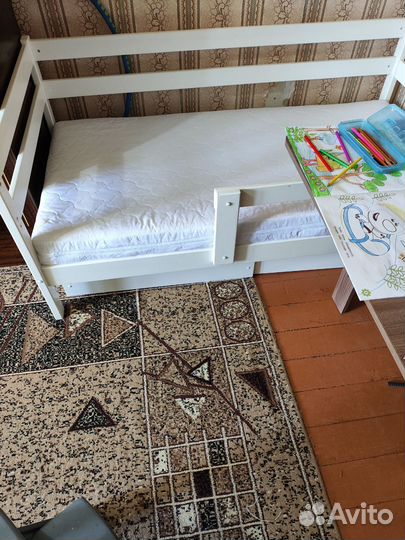 Детская кровать 160х80 с матрасом