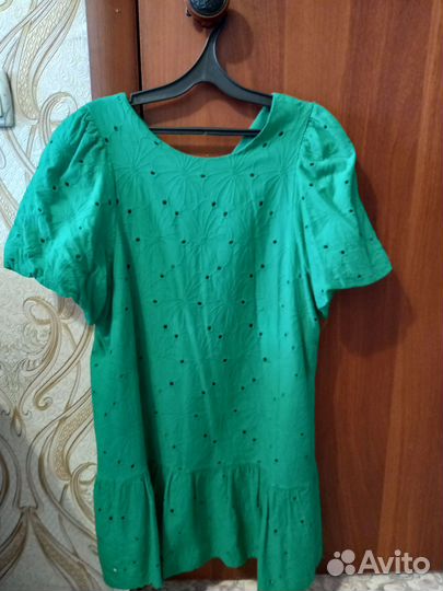 Продам летнее платье ярко зелёного цвета