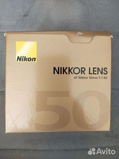Объектив nikon 50mm f 1.8d af nikkor
