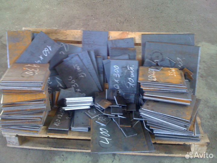 Пластины стальные, металлические