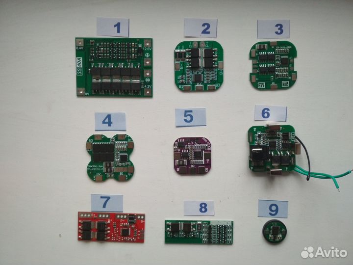 Аккумуляторы и платы BMS для сборки