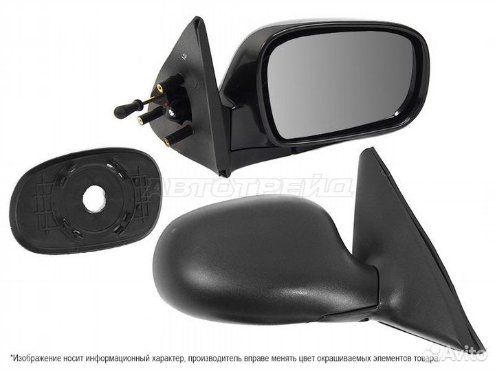 Зеркало Chevrolet Lanos 05-09 / Daewoo Lanos 97-08 (Справа/ Механическое)