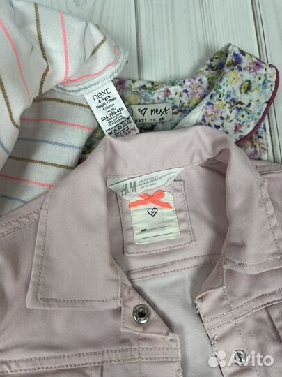 Одежда пакетом next, h&m 104/110