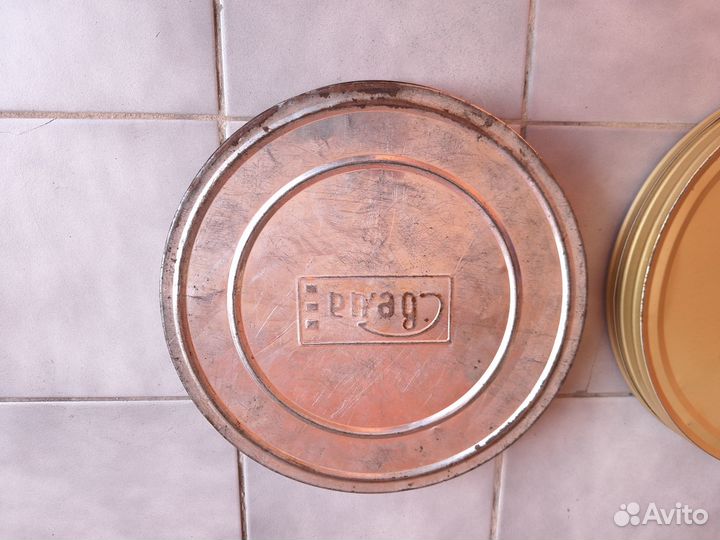 Коробки от кинопленки orwo и Свема