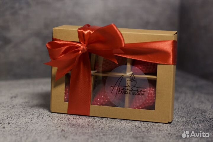 Ароматическая свеча клубника