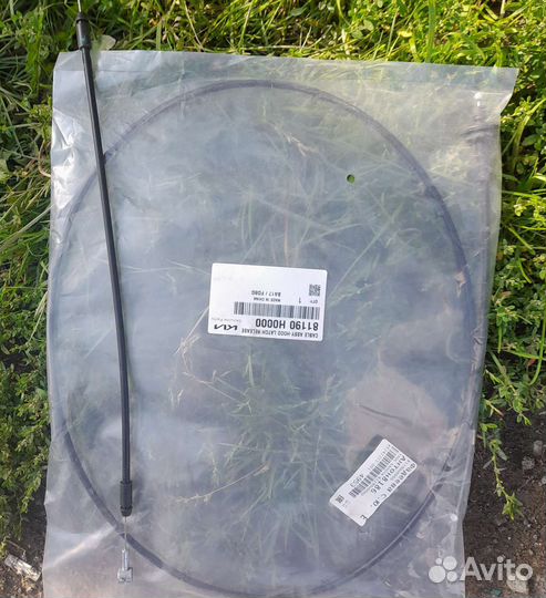 Трос капота kia рио