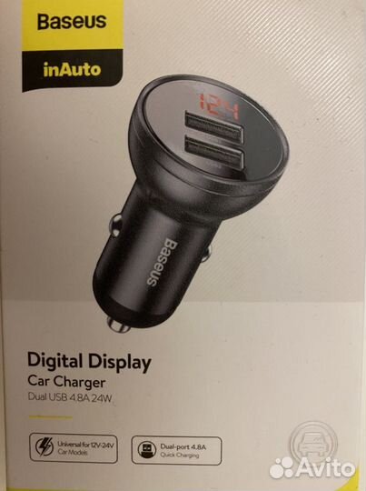Автомобильное зарядное устройство Baseus