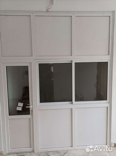 Стационарные офисные перегородки