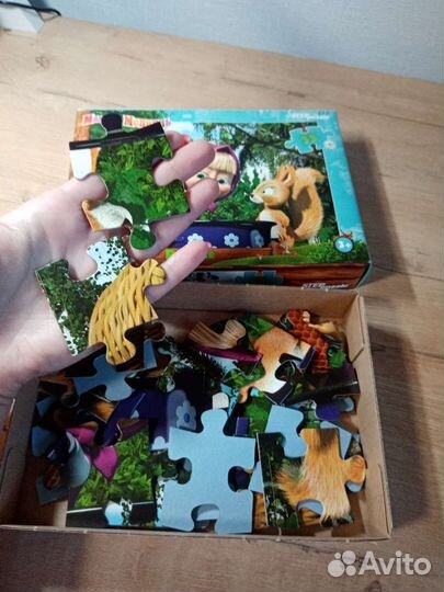 Пазлы для детей и настольная игра