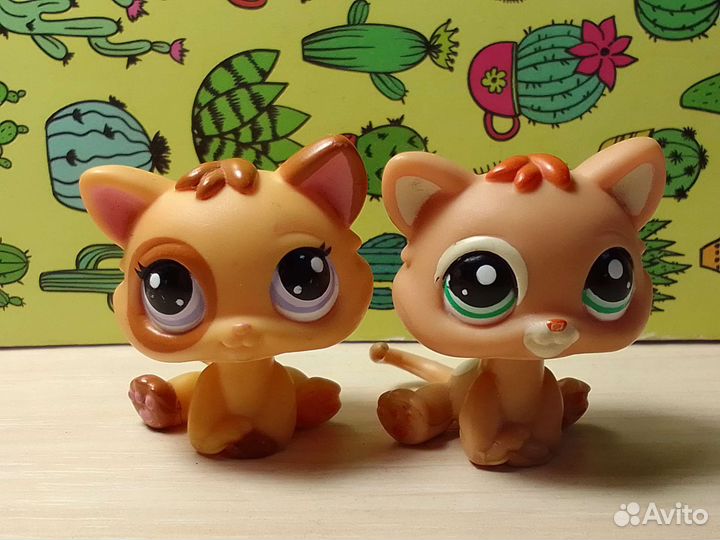 Littlest pet shop lps лпс кошки стоячки колли дог