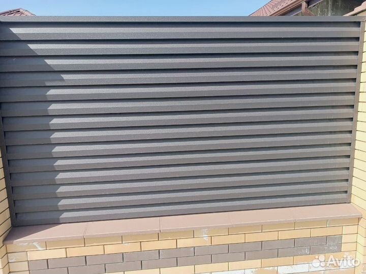 Забор жалюзи