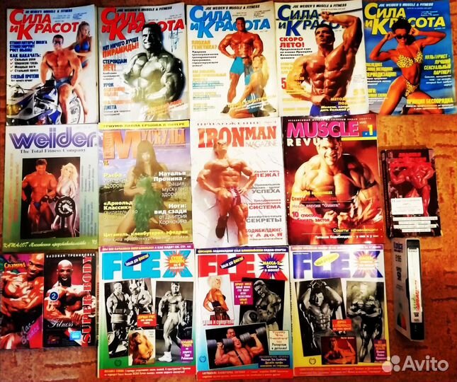 Flex+Сила и Красота+ VHS Mr.Olympia, бодибилдинг