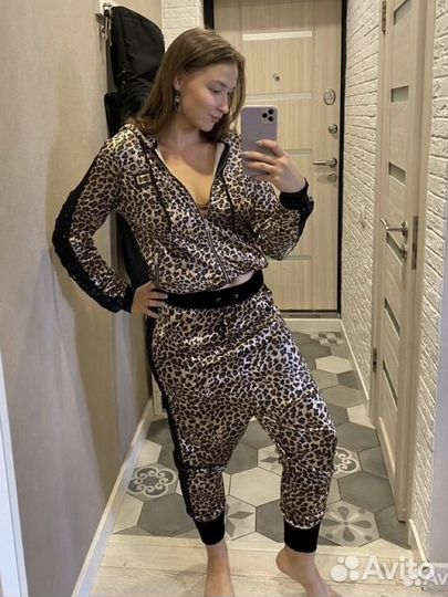 Леопардовый костюм турция