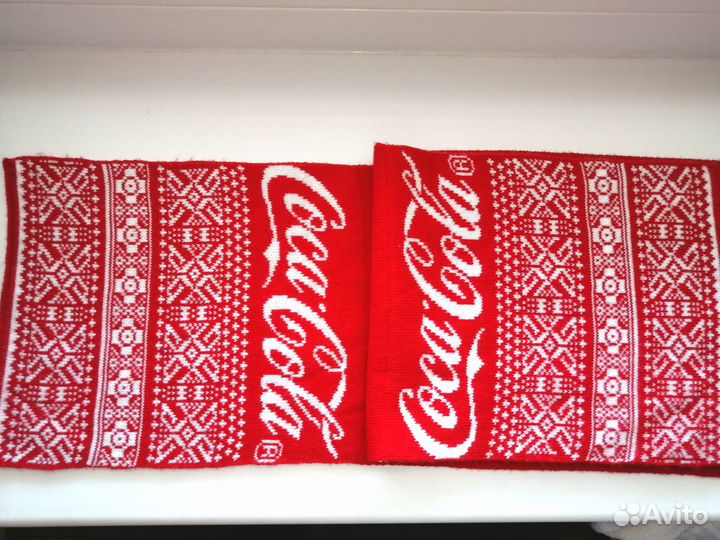 Комплект шапка+шарф+варежки Coca-Cola