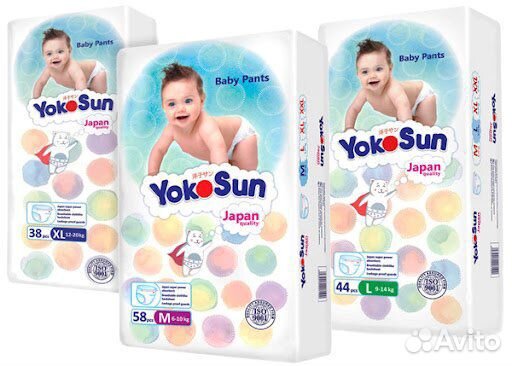 Подгузники и трусики yokosun доставка по городу