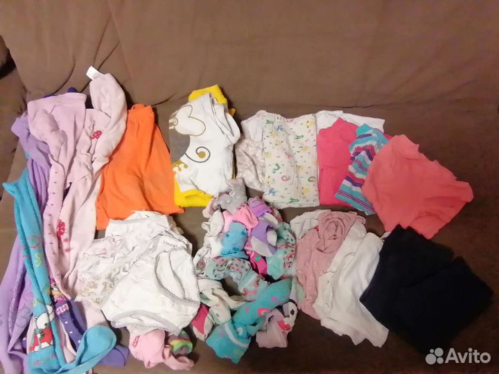 Вещи пакетом для девочки 104-116