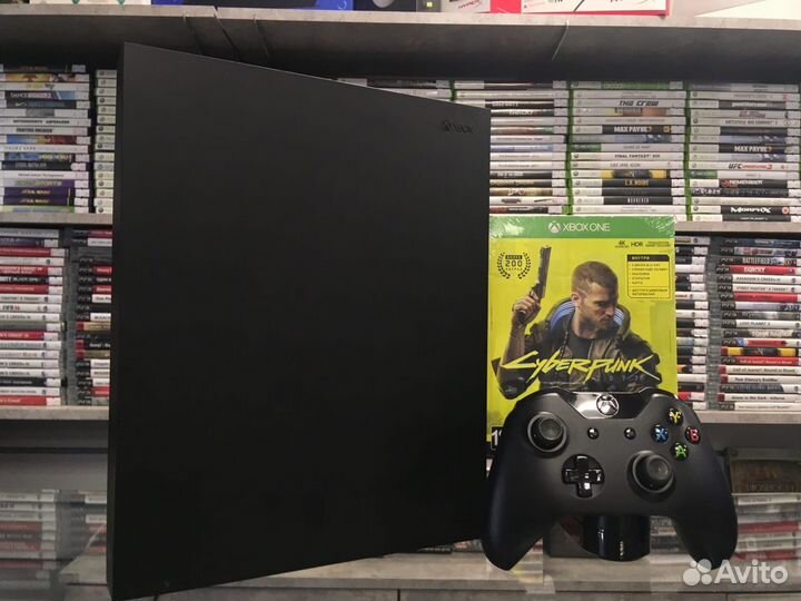 Xbox One X 1000gb + Cyberpunk 2077