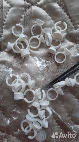 Патчи под глаза, колечки для клея