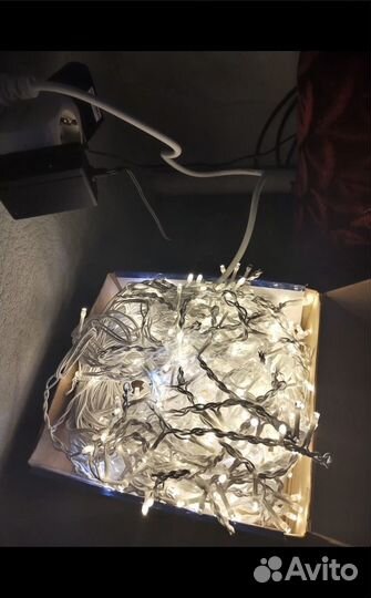 Гирлянда уличная бахрома