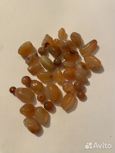 Бусины из натуральных камней агат