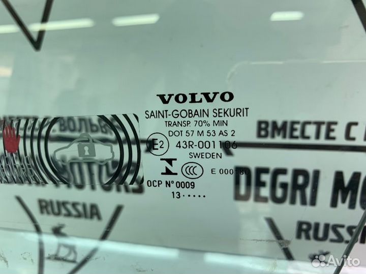 Стекло передней двери левое Volvo S60 V60 (11-15)