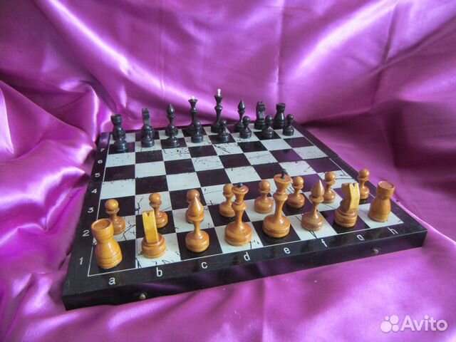 Шахматы + доска-коробка СССР