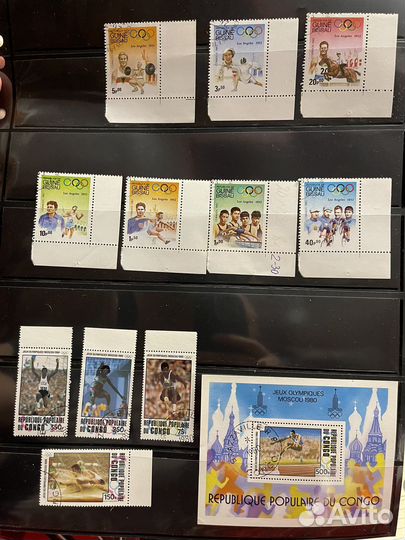 Две серии спорт. Марки