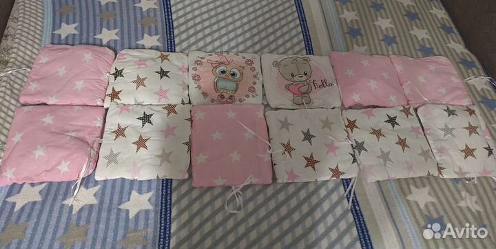 Бортики в детскую кроватку