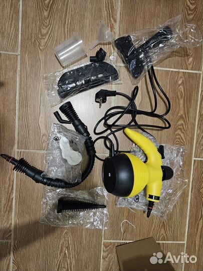 Паровой очиститель ручной с начадками новый