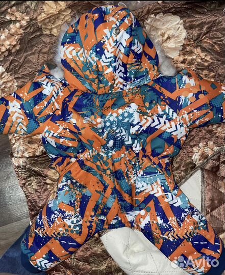 Комбинезон зимний для собак мелких пород