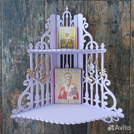 Иконостас полка для икон модель 19