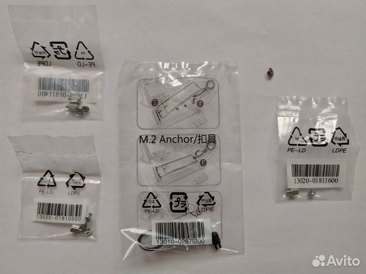 Крепление Ssd M2 (винт + стойка + радиатор)