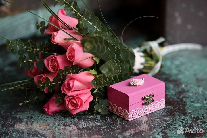 Свадебная шкатулка для колец