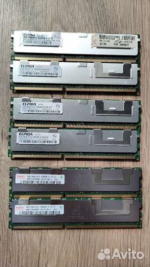 Оперативная память ddr3 4 gb lga2011,1356,сервер