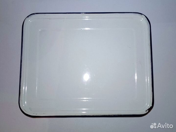 Эмалированный лоток СССР форма для холодца ёмкость