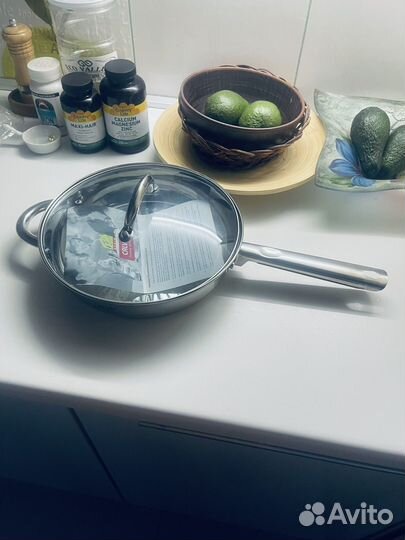Сковорода из нержавеющей стали calve новая