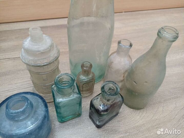 Лот бутылочек пузырьков флаконов СССР