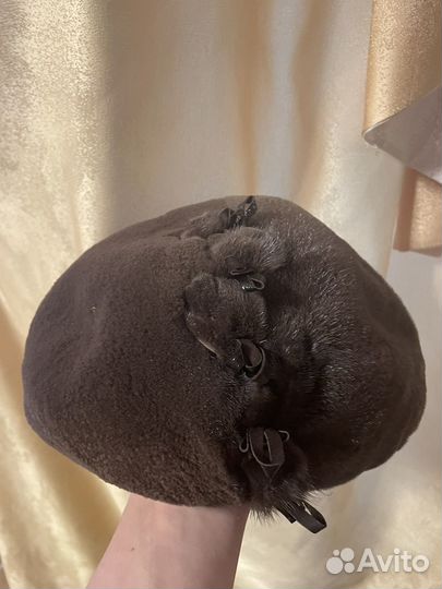 Берет женский норка