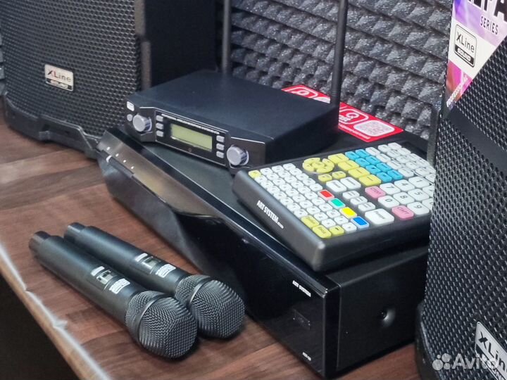 Караоке комплект AST 50 + микрофоны + акустика