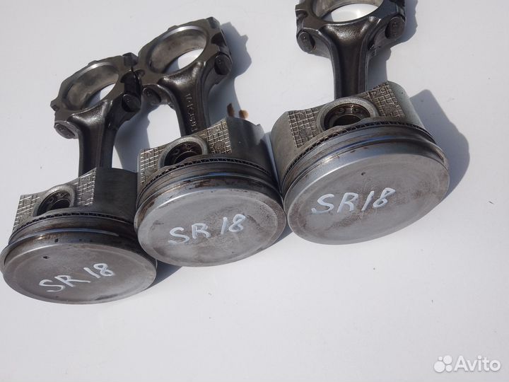 Поршень+ шатун Nissan SR18DE