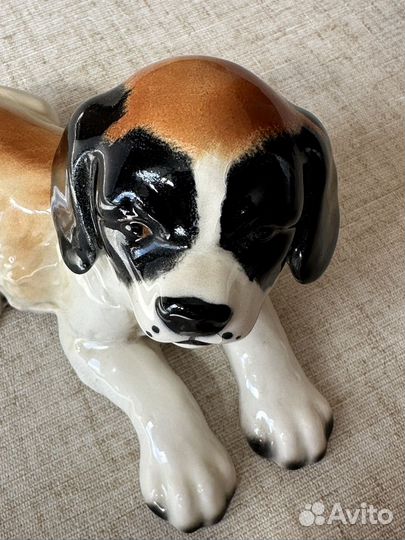 Фарфоровая статуэтка анималистика, собака,goebel