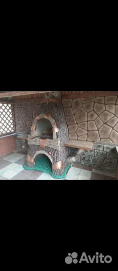 Мангал, барбекю из артбетона