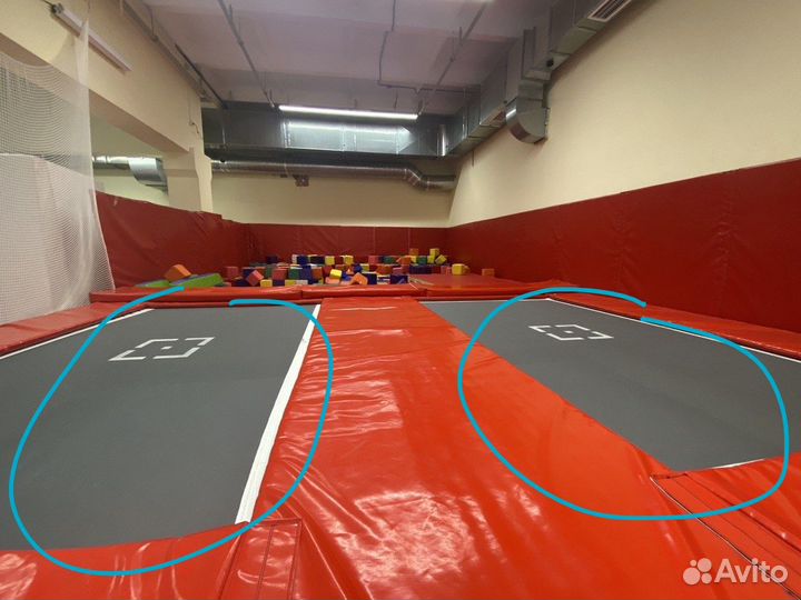 Спортивный батут 2,7 м.*4 м