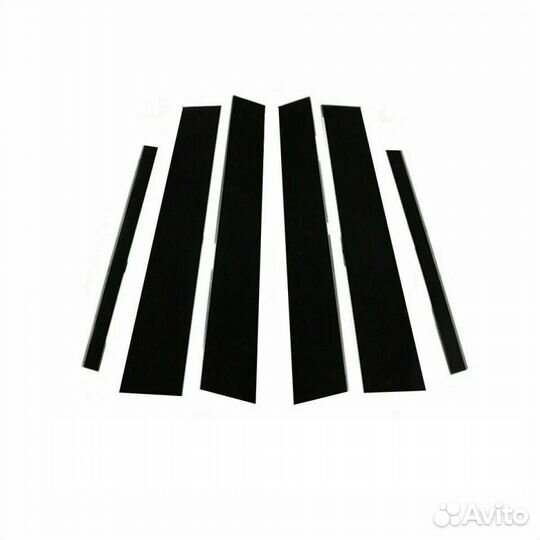 Наклейки на стойки кузова бмв е60 е61