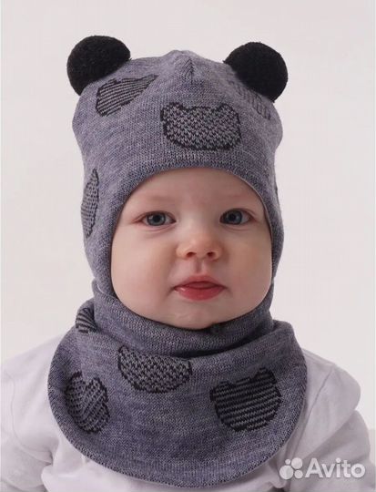 Шапка и снуд 42-44