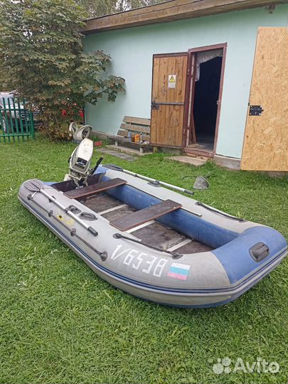 Лодка Адмирал 320 + лодочный мотор suzuki 9,9