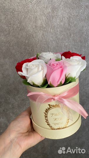 Букет из мыльных цветов