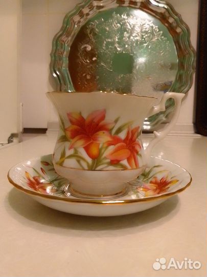 Чайная чашка с блюдцем, Япония