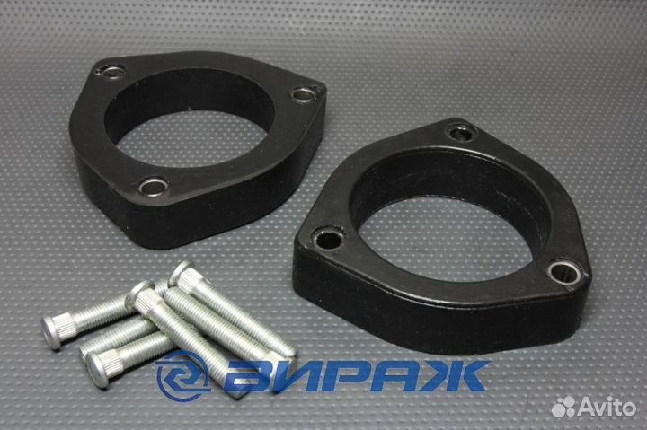 Проставки увеличения клиренса передних стоек 19-15