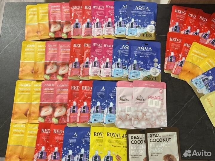 Тканевая маска для лица 10шт